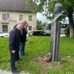 Župan Občine Moravče dr. Milan Balažic položil venec ob 80-letnici dokončne osvoboditve Moravč