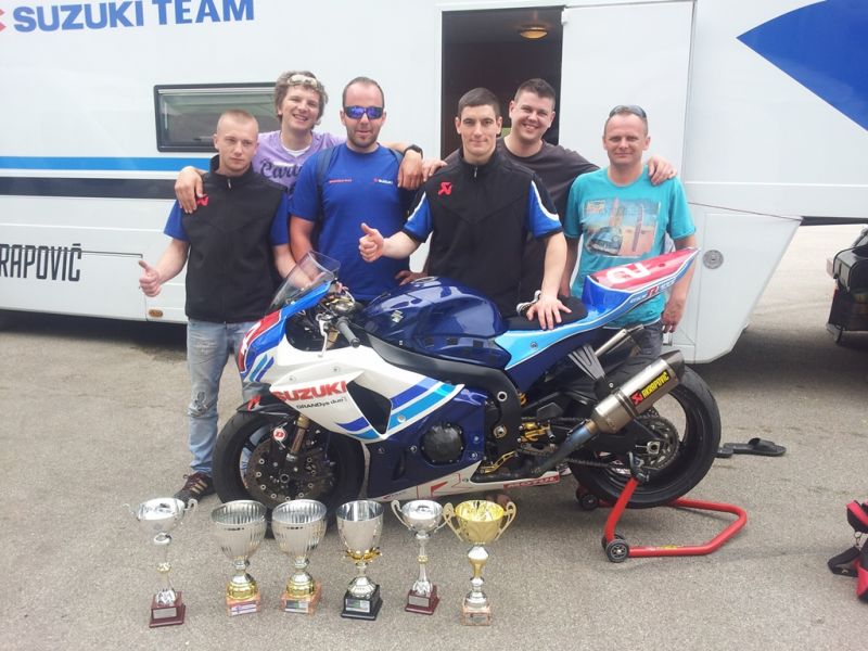 Marko Jerman si je na dveh dirkah privozil prvo in drugo mesto